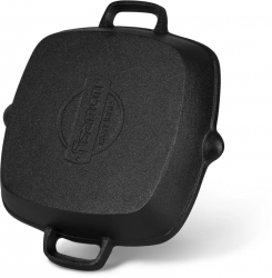 Tigaie grill Fissman 26x5cm negru fonta 