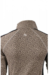 Bluza femei termorezistenta cu fermoar la gat Maupiti elastica XL maro 