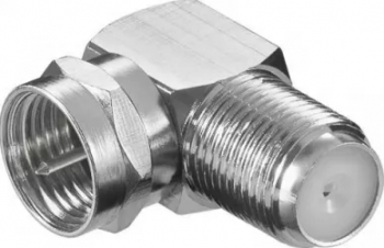 Conector F tata la F mama 90 grade 