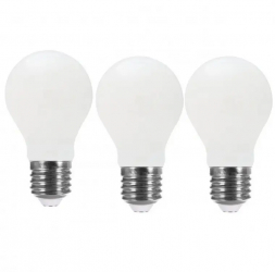 Set 3 becuri LED Liteso A60 E27 7.5W 60W 806 lm lumina alba calda 2700K 60171