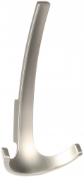 Agatatoare cuier Eclipse finisaj nichel periat 120x60x33 mm 