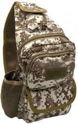 Geanta tactica de umar / Crossbody pentru barbati Centura reglabila 4 Modele Camuflaj - Desert Camo 
