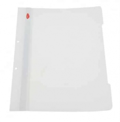 Dosar plastic cu sina metalica alb Daco 