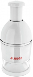 Tocator legume manual Judge platic/otel inoxidabil 10x22 cm alb