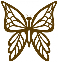 Sticker decorativ Fluture Maro 60 cm 1156ST-1 
