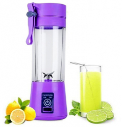 Blender portabil pentru preparat sucuri 380 ml mov 
