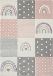 Covor Merinos Pastel Kids 40049-255- 80 x 150 cm densitate covor 2.85 KG/m and sup2 grosime covor 13 mm 