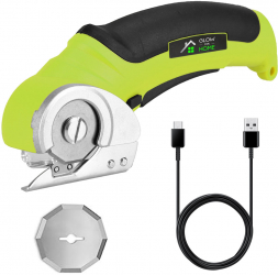 Foarfeca electrica universala pentru taiat carton Piele Plastic Textil Covor GlowforHome Mini-cutter electric Lama rezerva Baterie r 