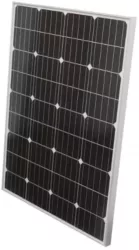 Panou Fotovoltaic cu Putere de 100W 120 x 54 x 3 cm Monocristalin 36 celule Cadru din aluminiu Negru 