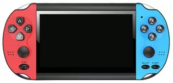 Consola Gameplayer SIKS 8 GB 1000 De Jocuri Instalate 4.3 Inch Cu Jocuri Incluse Albastru/Rosu
