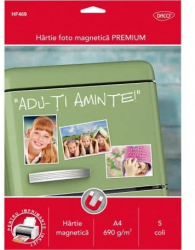 Hartie Foto Magnetica A4 690g 5coli Daco HF469 