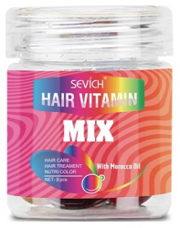 Mix de Vitamine pentru par Ingrijire si renegerare Ulei Maroccan Vitamina A C E B5 Jojoba Aloe Sevich 30buc 