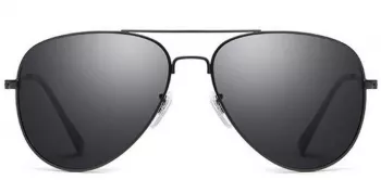 Ochelari SIKS® pentru condus ziua cu rama metalica lentile negre 