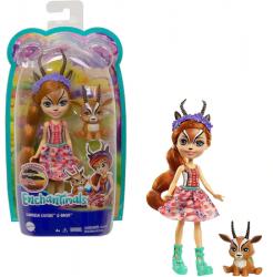 Papusa Enchantimals - Gabriela Gazelle si Racer 