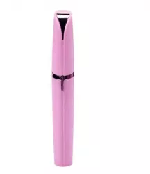 Epilator sprancene hipoalergenic SIKS® fara durere lumina LED USB roz 