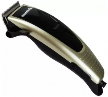 Masina de tuns lame din inox 4 capete incluse Negru/Maro 