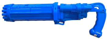 Pistol lansator balonase sapun Bubble Gun 21 tevi albastru pentru copii +3 ani 