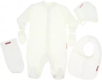 Set 5 piese pentru fete Marcinkowski 406379A-56 Alb 