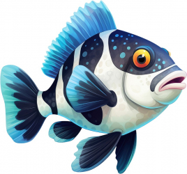 Sticker decorativ Peste Albastru 64 cm 8364ST-3 