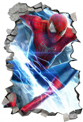 Sticker decorativ Spider Man Albastru 85 cm 8694ST-1 