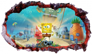 Sticker decorativ SpongeBob Albastru 90 cm 8264ST-3 