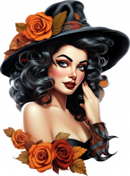 Sticker decorativ Woman Negru 80 cm 8405ST-1 
