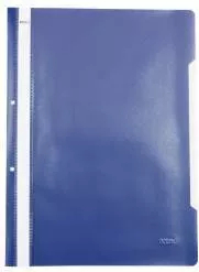 Dosar A4 Plastic NOKI Albastru cu Sina si Perforatii 