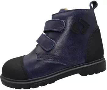 Ghete ortopedice imblanite pentru baieti Small Foot SMF3107 Bleumarin 