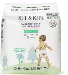 Scutece Hipoalergenice Eco Kit&Kin Chilotel XL6 Marimea 6 15 kg+ 18 buc 