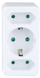 Adaptor Priza 3x schuko 2x2.5A Si 1x16A 3680W 