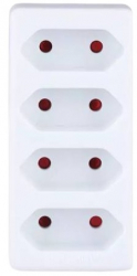 Adaptor 4 prize EURO 2.5A 3680W dimensiuni compacte 
