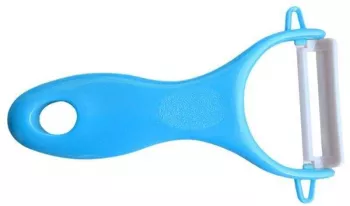 Aparat manual SIKS® pentru decojit fructe/legume albastru