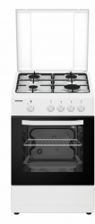 ARAGAZ GAZ HEINNER HFSC-SME50WH 50X50CM 4 ARZATOARE SUPORT EMAIL CAPAC METALIC DISPOZITIV DE SIGURANTA PLITA SI CUPTOR USA CUPTOR CU GEAM 