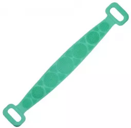 Banda SIKS pentru igiena corporala 2in1 masaj si exfoliere silicon Verde