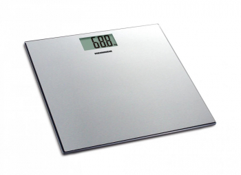 Cantar de baie Heinner SoftSilver 180 HBS-180SS platforma din inox capacitate maxima 180kg display LCD gradare 100g pornire / oprire 