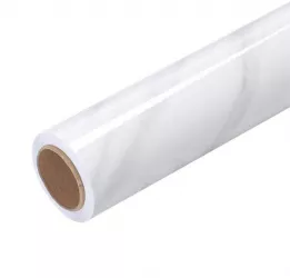 Folie autoadeziva SIKS® protectie bucatarie rezistenta la apa aspect marmura alba 60 x 200 cm 