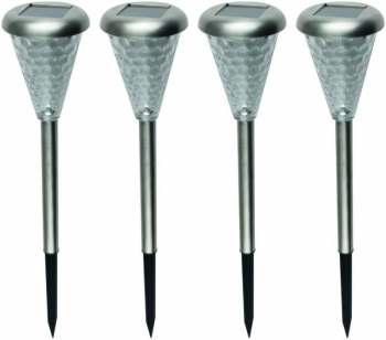 Lampa solara LED Multicolor pentru Alei set 4 bucati 