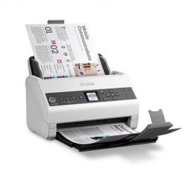 Scanner Epson DS-730N dimensiune A4 tip sheetfed viteza scanare 40 ppm alb-negru si color rezolutie optica 1200dpi ADF Single Pass 100 