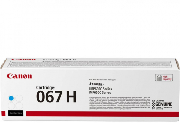 Toner Canon CRG067HC CYAN capacitate 2350 pagini pentru LBP-631 / LBP-631-cw / LBP-633 / LBP-633cdw / CRG-067Y / CRG067Y / MF-651 / MF- 