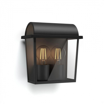 Aplica pentru exterior Philips Harvest UP 2xE27 max 2x42W IP44 127x208x229mm Negru 