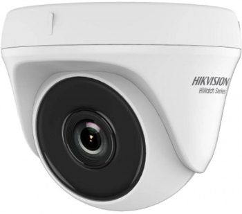 Camera de supraveghere Hikvision Turbo HD Dome HWT-T120-P 2MP seria HiWatch CMOS Sensor Indoor EXIR Eyeball 20m IR ICR 0.01 Lux/F1.2 12 