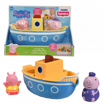 Jucarie de baie barca bunicului Pig 
