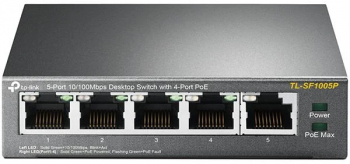 Switch TP-LINK TL-SF1005P 5 Port 10/100 Mbps 