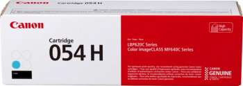 Toner Canon CRG054H cyan High yeld capacitate 2.3k pagini pentru LBP62x MF64x. 