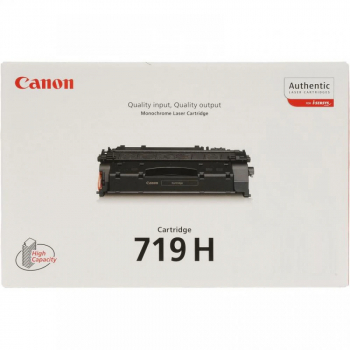 Toner Canon CRG719H black capacitate 6400 pagini pentru LBP6650dn LBP6300dn MF5580dn MF5840dn 