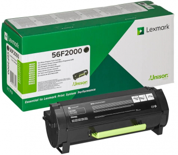 Toner Lexmark 56F2000 6 k black return program MS321dn /MS421dn / MS421dw / MS521dn / MS621dn / MS622de / MX321adn / MX321adw /MX421ade / 