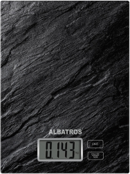 Cantar de bucatarie Albastros Precision Afisaj LED 5 kg Negru 