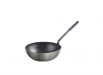 Tigaie wok prefesionala Ibili-Titanio Chef aluminiu 30x9.5 cm argintiu/albastru 
