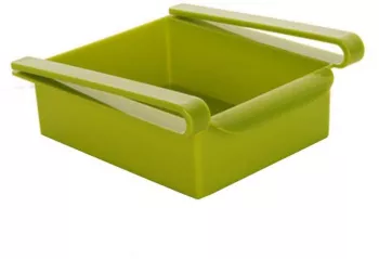 Cutie Depozitare Tip Sertar SIKS Pentru Frigider Organizator Frigider Cu Clesti Verde