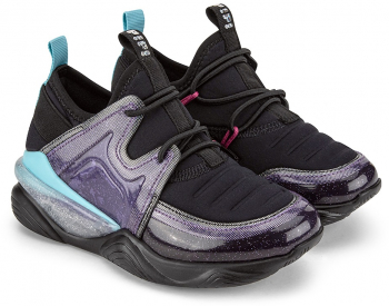 Pantofi Sport Fete Bibi Light Flow Black Holografic 32 EU 